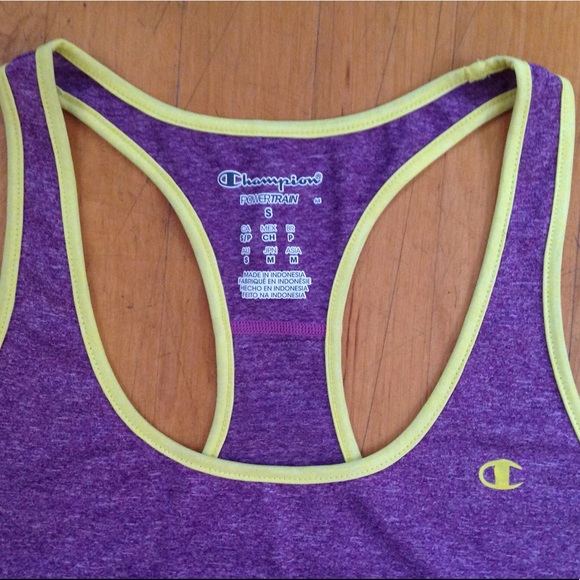Champion Purple Athletic Tank Top Size Small - Picture 4 of 8